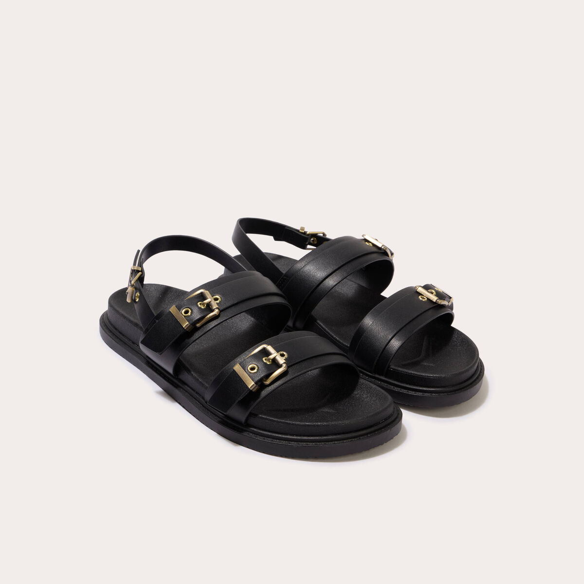 Sandales noir femme