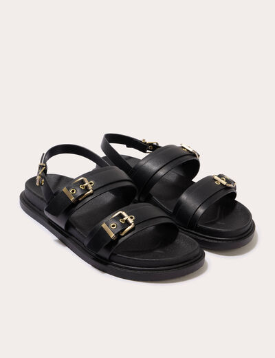 Sandales noir femme