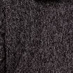 Manteau droit long &agrave; capuche noir femme