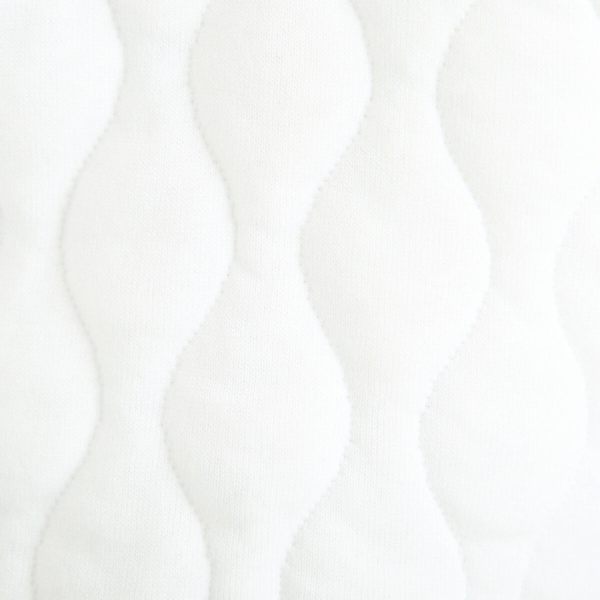 Gilet sans manches matelass&eacute; ecru femme