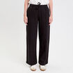 Pantalon large style jogging noir femme