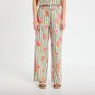 Pantalon large taille standard blanc femme