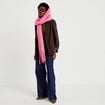 Blazer ajust&eacute; manches longues marron fonc&eacute; femme