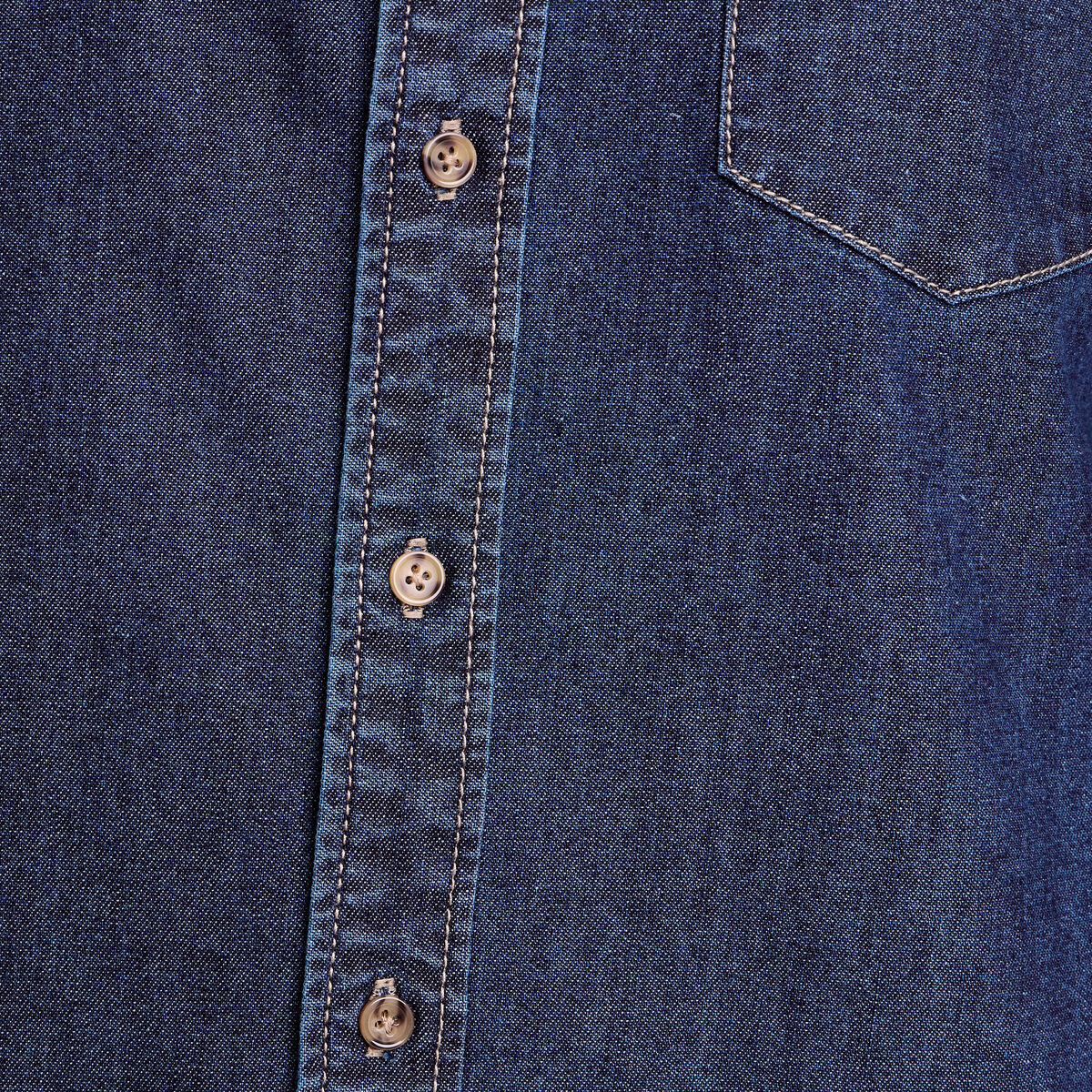 Chemise denim stone femme