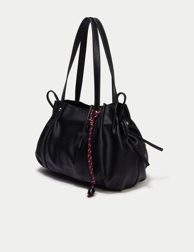 Sac port&eacute; &eacute;paule noir femme