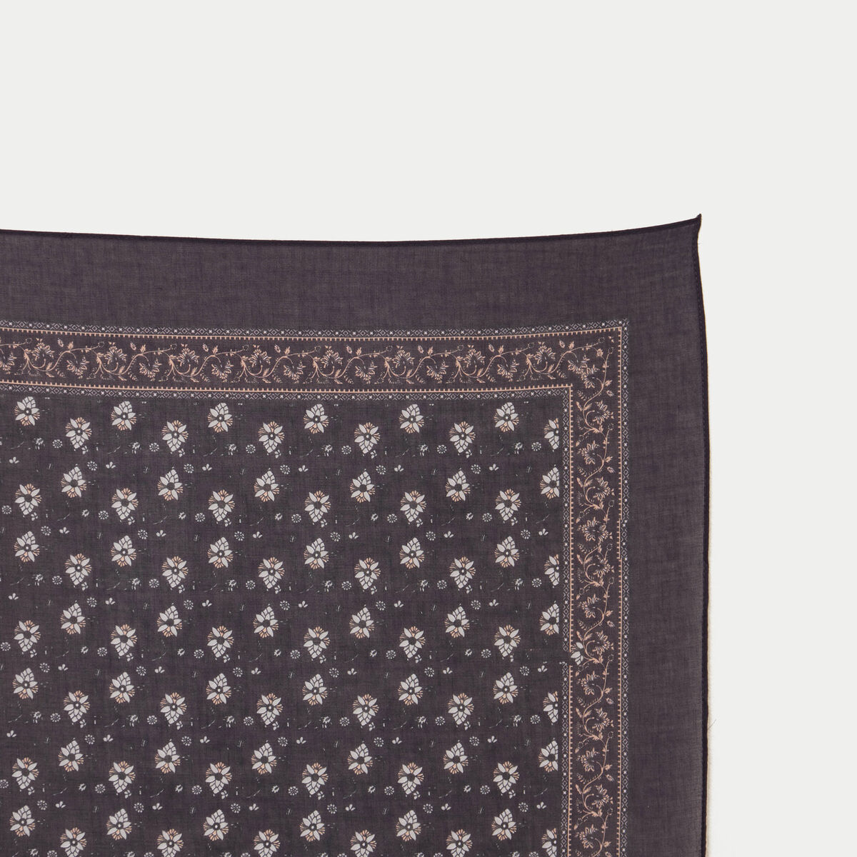 Foulard bleu marine femme