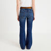 Jean bootcut avec ceinture amovible denim stone femme