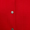 Veste manches longues rouge femme