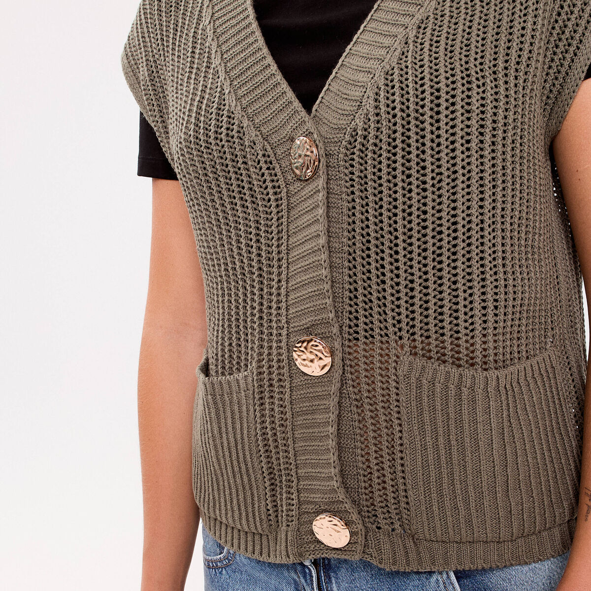 Pull Femme Sans Manches Gilet Sans Manches Femme Gilet - Ownwfeat
