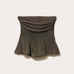 Bustier sans manches couleur or femme