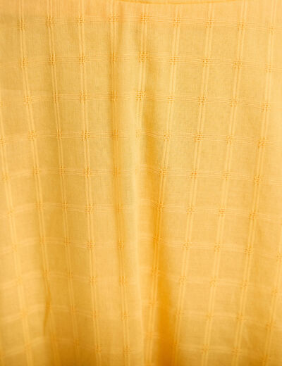 Robe longue &eacute;vas&eacute;e &agrave; fines bretelles orange clair femme