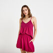 Short fluide regular rouge femme