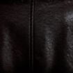Veste droite similicuir col tailleur noir femme