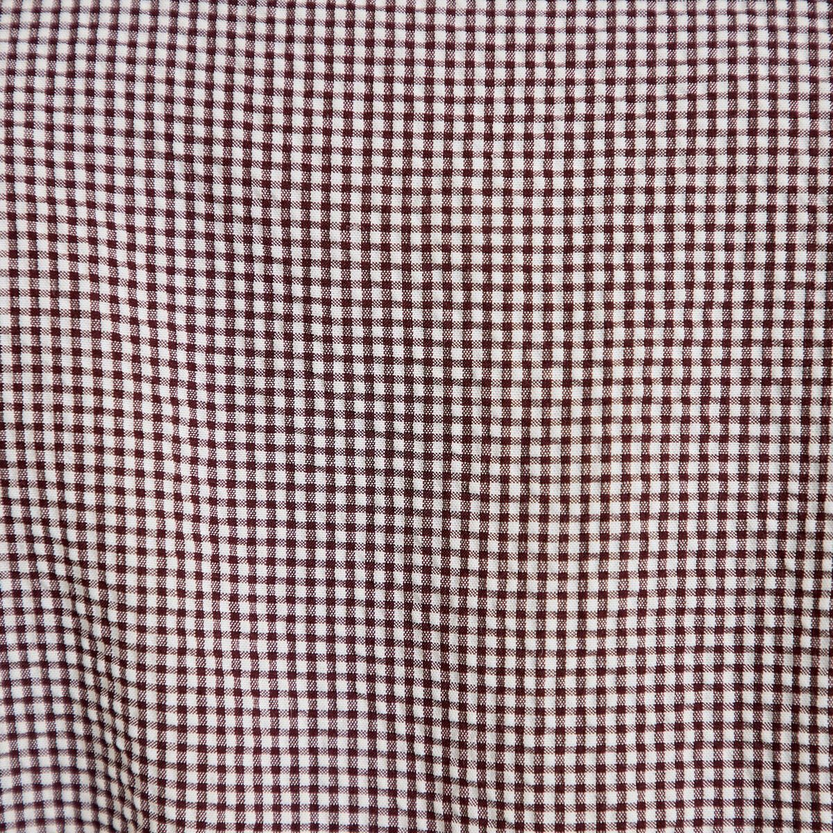 Chemise cintr&eacute;e manches courtes marron femme