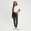 Jeans slim push-up denim blue black femme