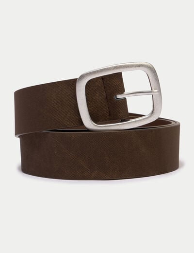 Ceinture marron fonc&eacute; femme