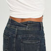 Jeans slim push-up denim blue black femme