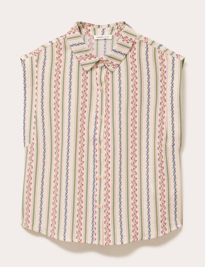 Chemise multicolore femme