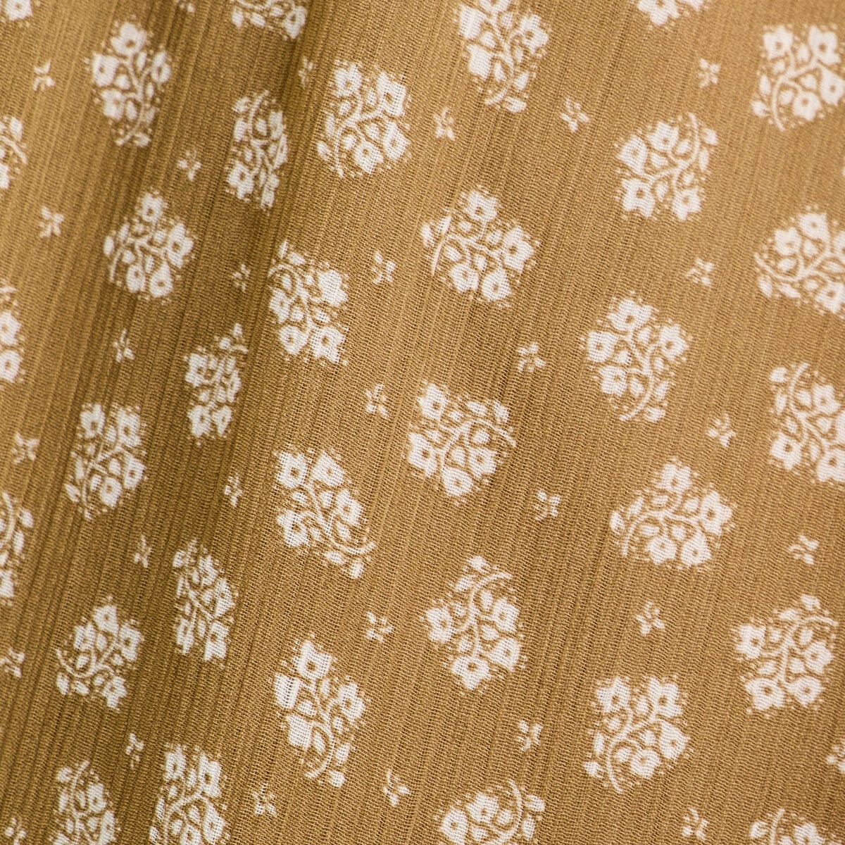 Robe &eacute;vas&eacute;e manches courtes vert olive femme