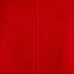 Caban court col montant rouge femme
