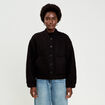 Veste teddy bouclette noir femme