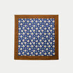 Foulard bleu fonc&eacute; femme