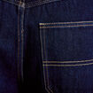 Jean barrel long en coton denim brut femme