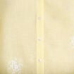 Blouse col tunisien jaune femme