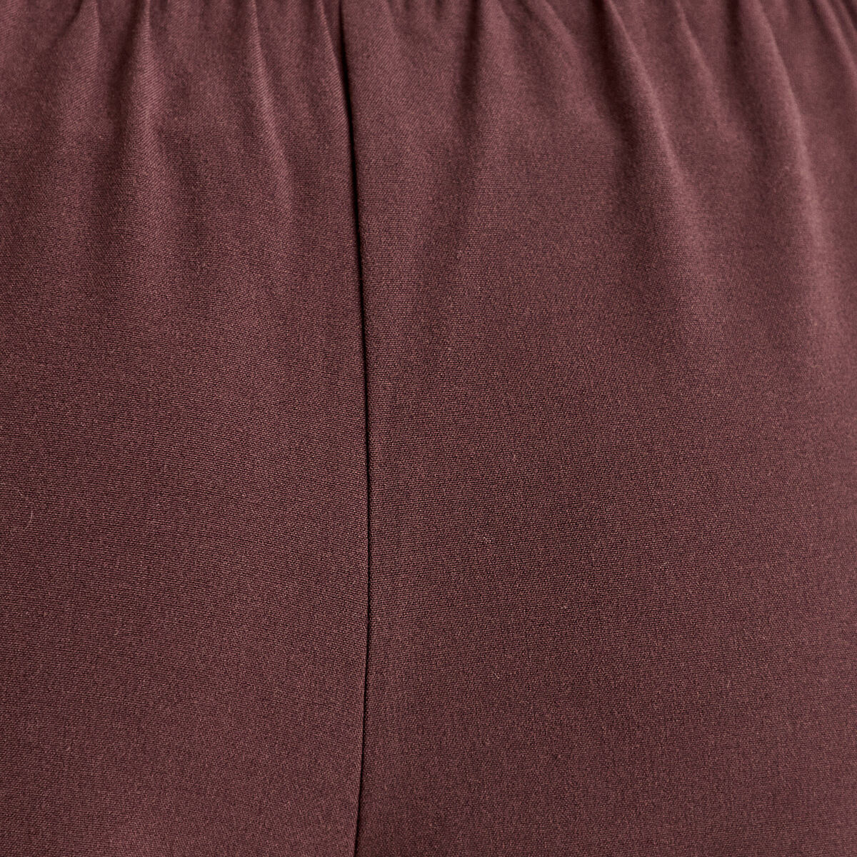 Pantalon large marron fonc&eacute; femme