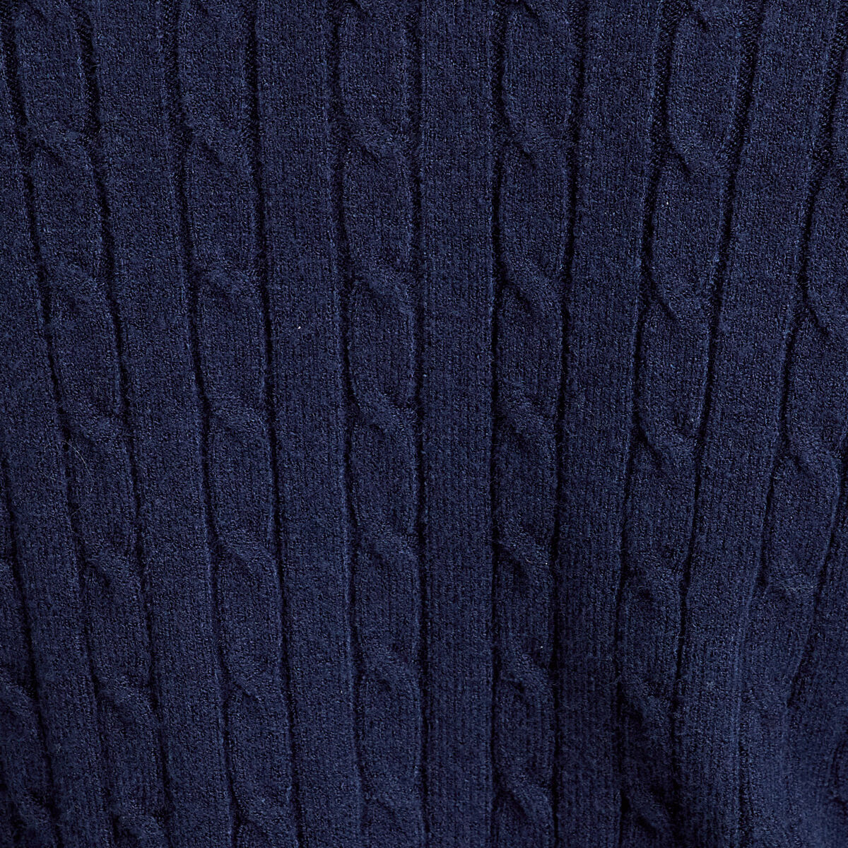 Gilet manches longues ajust&eacute; bleu marine femme
