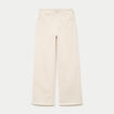 Jean bootcut taille haute beige femme