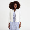 Veste en jean ecru femme