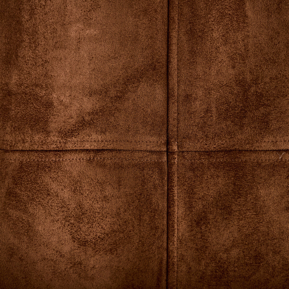 Manteau droit manches longues marron femme