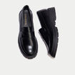 Mocassins noir femme