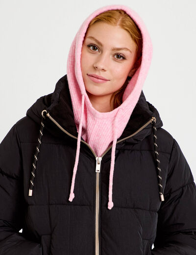 Cagoule rose femme