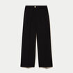 Pantalon bootcut taille standard noir femme