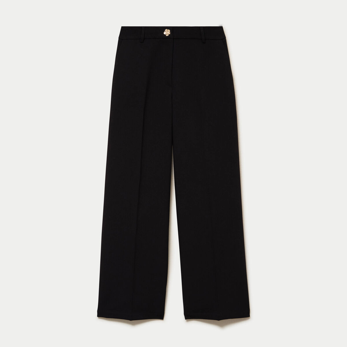 Pantalon bootcut taille standard noir femme