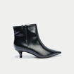 Bottines &agrave; talon noir femme