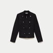 Veste officier noir femme