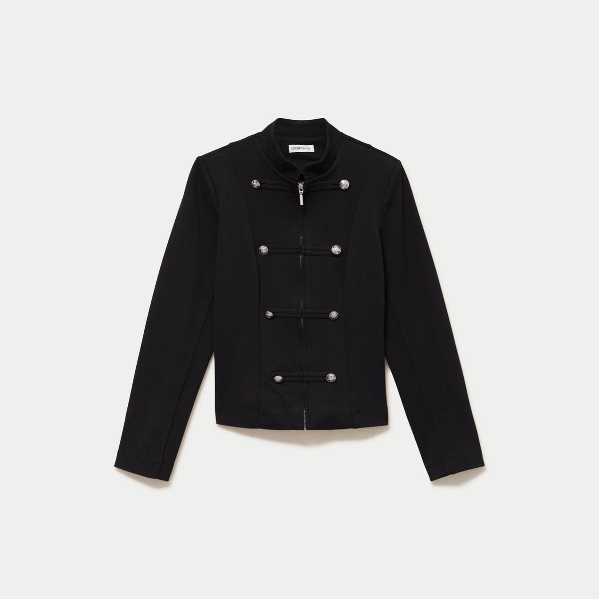 Veste officier noir femme