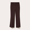 Pantalon flare marron fonc&eacute; femme
