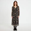 Robe &eacute;vas&eacute;e noir femme