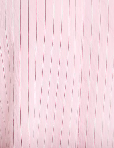 Jupon &eacute;vas&eacute; longueur 3/4 rose femme