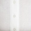 Gilet ajust&eacute; col rond manches longues ecru femme