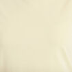 T-shirt col rond manches courtes jaune pastel femme