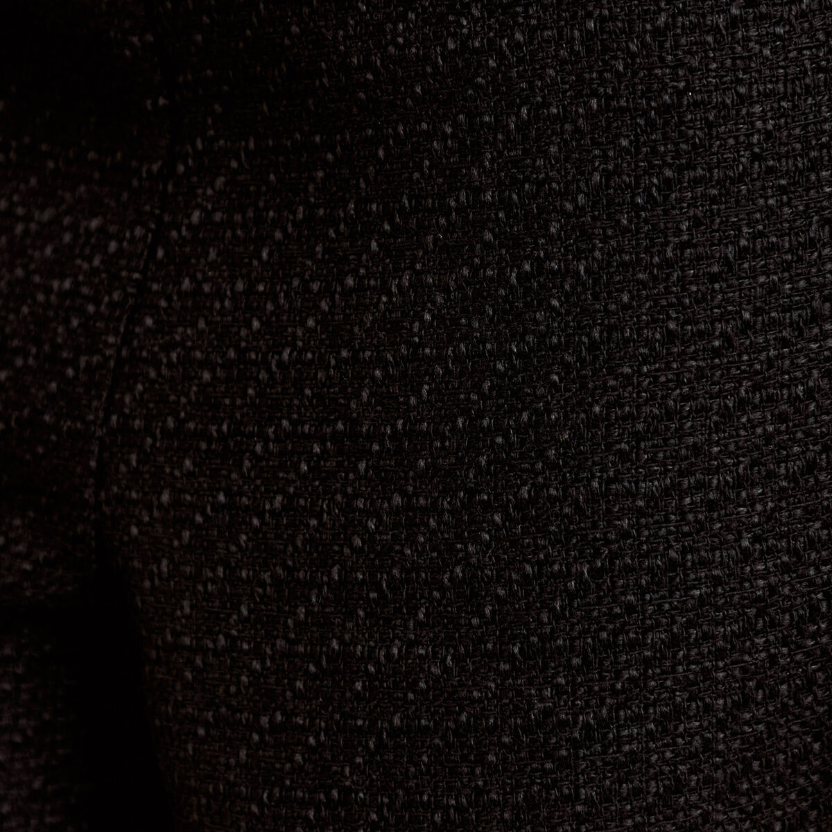 Short en tweed noir femme