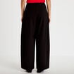 Pantalon bootcut taille standard noir femme