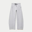 Jogging barrel gris clair femme