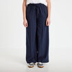 Pantalon large taille &eacute;lastiqu&eacute;e bleu clair femme