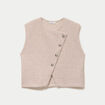 Gilet sans manches sable femme